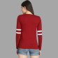 Women's Viscose Rayon Solid Stripe T-Shirt